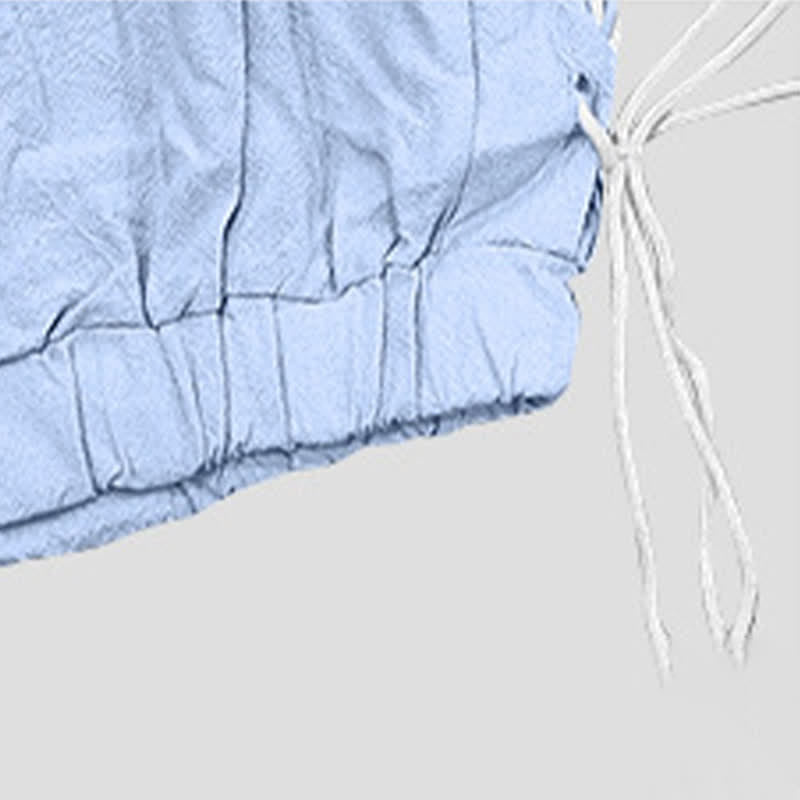 Buddha Stones Summer Casual Drawstring Side Slit Solid Bermuda Shorts Men's Straight Leg Pants With Pockets - image 21