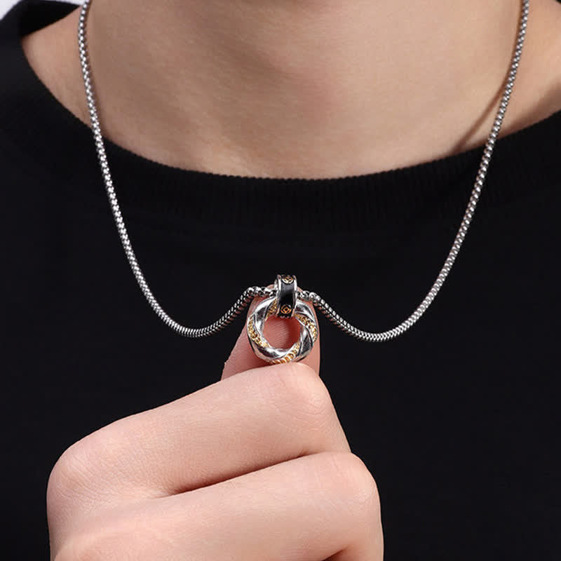 FREE Today: Protection and Wealth Copper Chinese Coin Electroplated Necklace - image 4