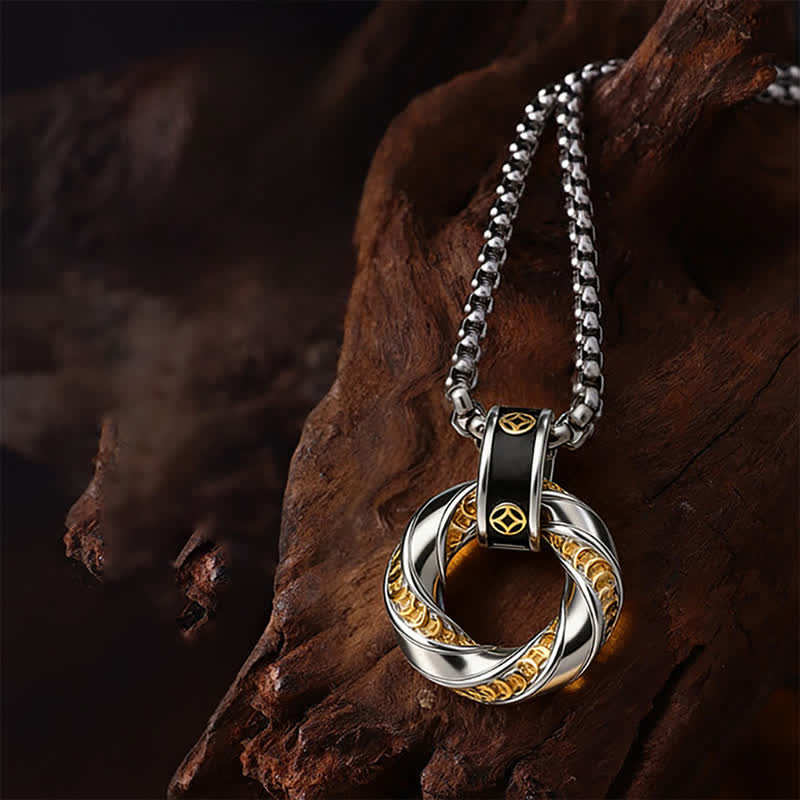 FREE Today: Protection and Wealth Copper Chinese Coin Electroplated Necklace - Copper(Wealth ♥ Luck) - image 0