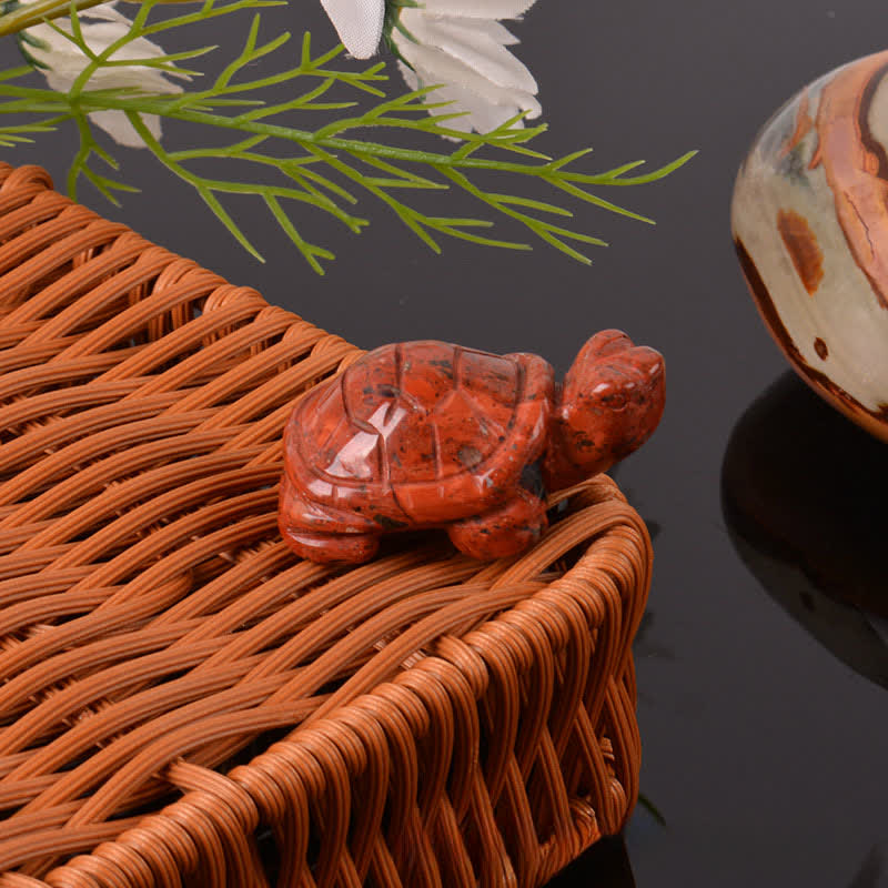 Buddha Stones Natural Green Aventurine Turtle Wisdom Crystal & Stone Decor - image 14