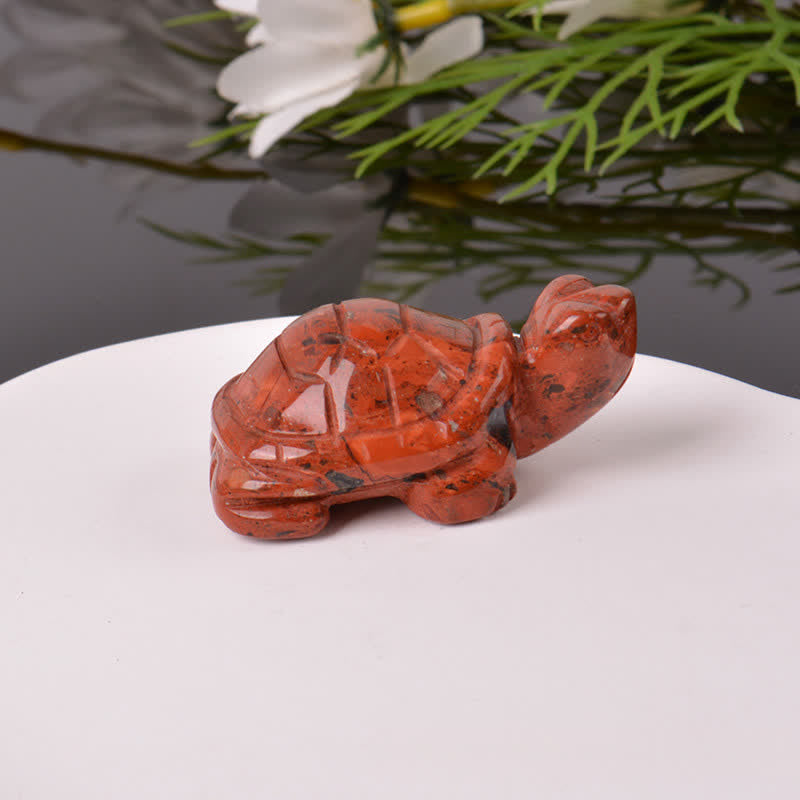 Buddha Stones Natural Green Aventurine Turtle Wisdom Crystal & Stone Decor - image 15
