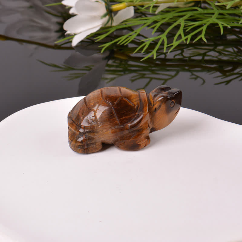 Buddha Stones Natural Green Aventurine Turtle Wisdom Crystal & Stone Decor - image 11