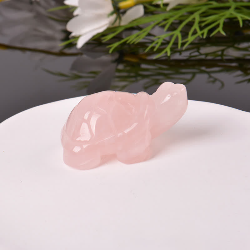 Buddha Stones Natural Green Aventurine Turtle Wisdom Crystal & Stone Decor - image 47