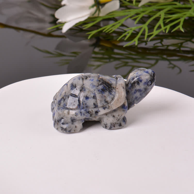 Buddha Stones Natural Green Aventurine Turtle Wisdom Crystal & Stone Decor - image 31