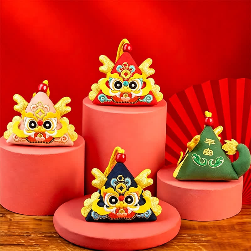 Buddha Stones Cotton Dragon Tiger Snake Triangle CUTE ANIMAL DECOR - image 16