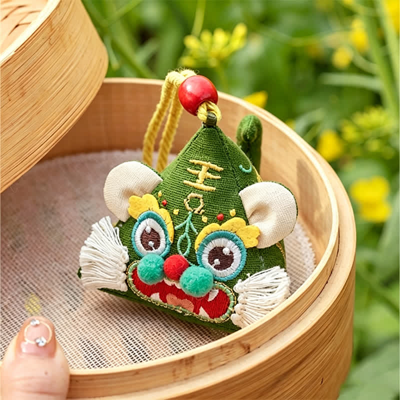 Buddha Stones Cotton Dragon Tiger Snake Triangle CUTE ANIMAL DECOR - Tiger - image 0