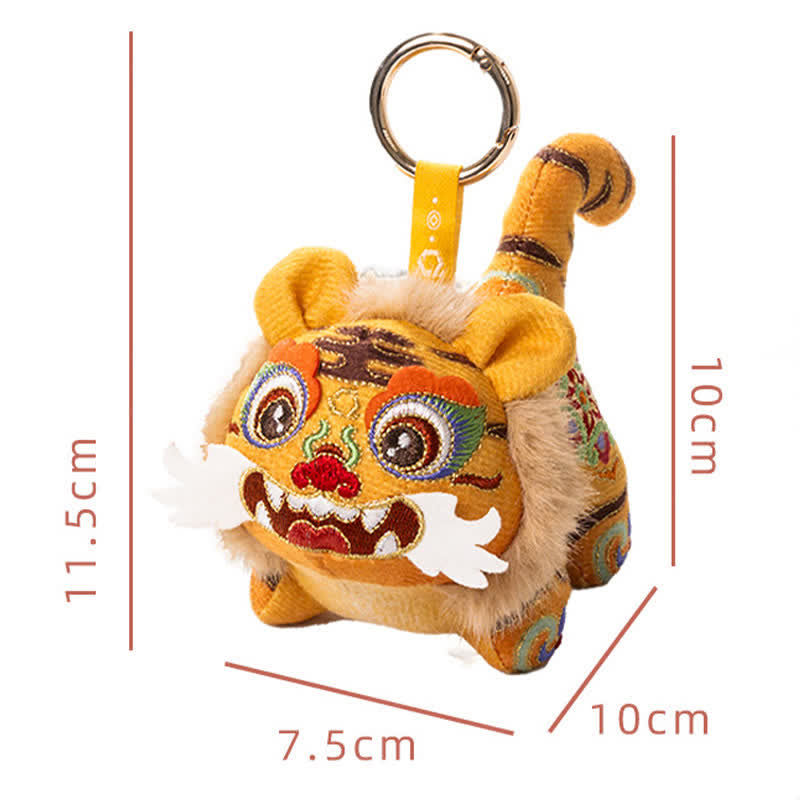 Buddha Stones Polyester Tiger Luck CUTE ANIMAL DECOR - image 8