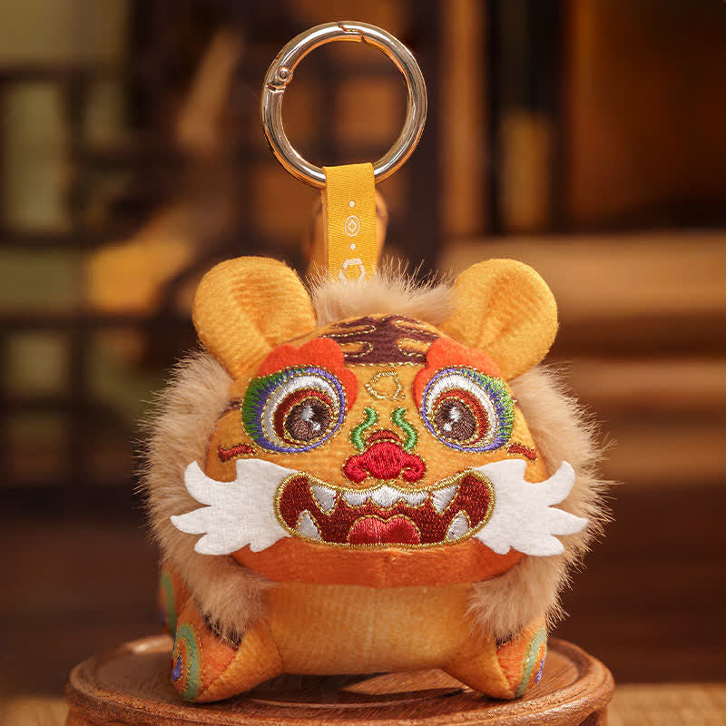 Buddha Stones Polyester Tiger Luck CUTE ANIMAL DECOR - image 1