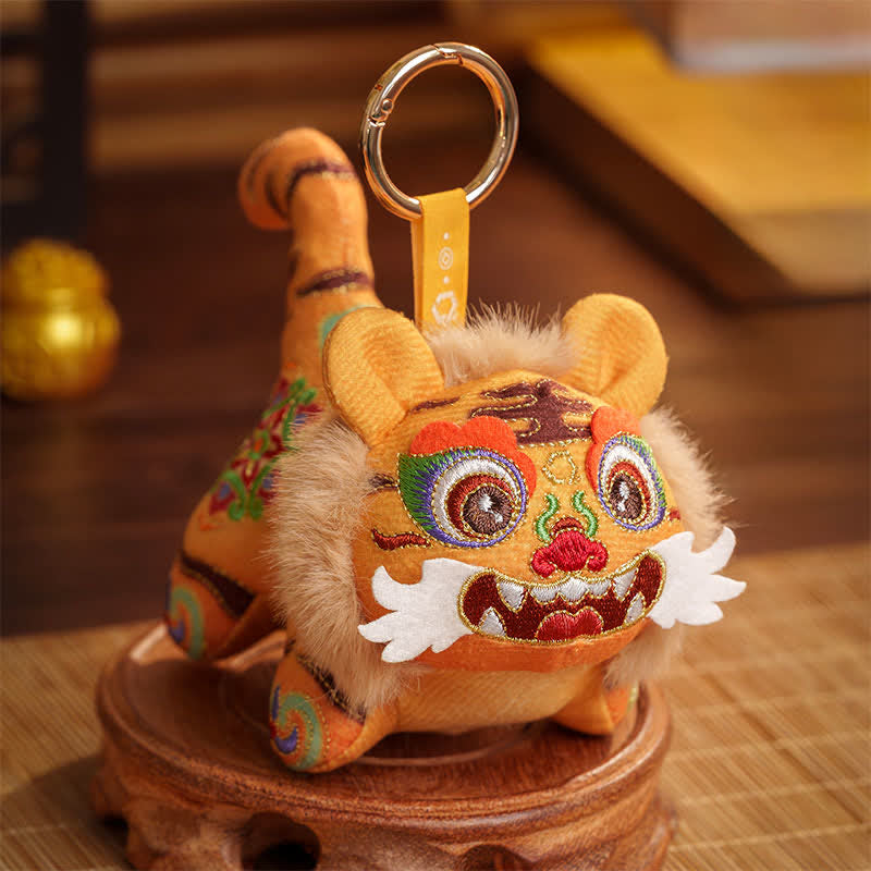Buddha Stones Polyester Tiger Luck CUTE ANIMAL DECOR - Tiger - image 0