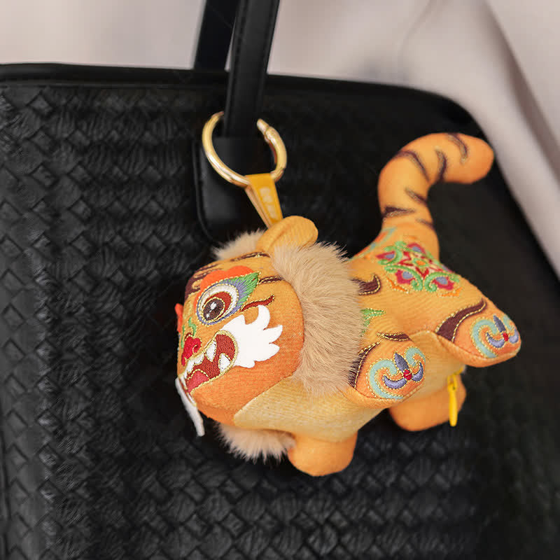 Buddha Stones Polyester Tiger Luck CUTE ANIMAL DECOR - image 7