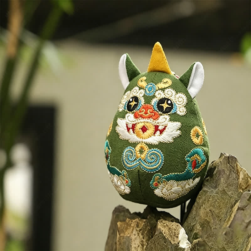 Buddha Stones Cotton Pi Xiu Qilin Dragon Fox Auspicioisness Cute Animal Decor - image 6