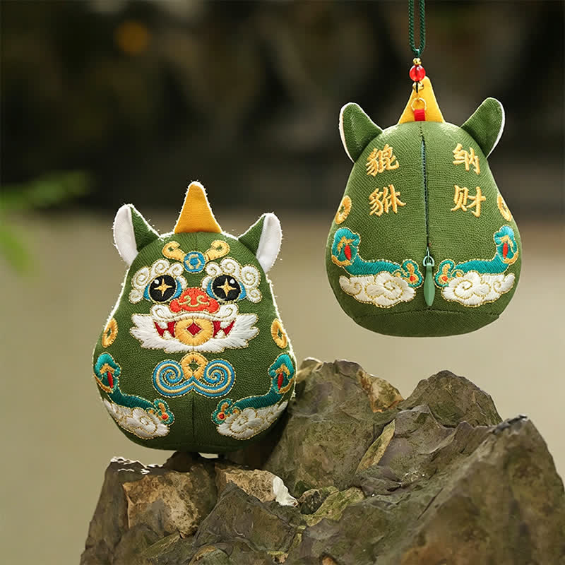 Buddha Stones Cotton Pi Xiu Qilin Dragon Fox Auspicioisness Cute Animal Decor - Pixiu - image 5