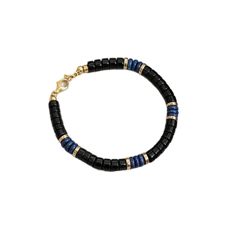 FREE Today: Serenity and Support Lapis Lazuli Black Onyx Cube Bead Bracelet - image 7