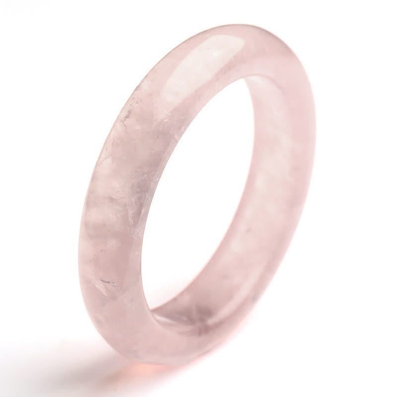 Buddha Stones Natural Rose Quartz Love Caring Bracelet Bangle - image 10