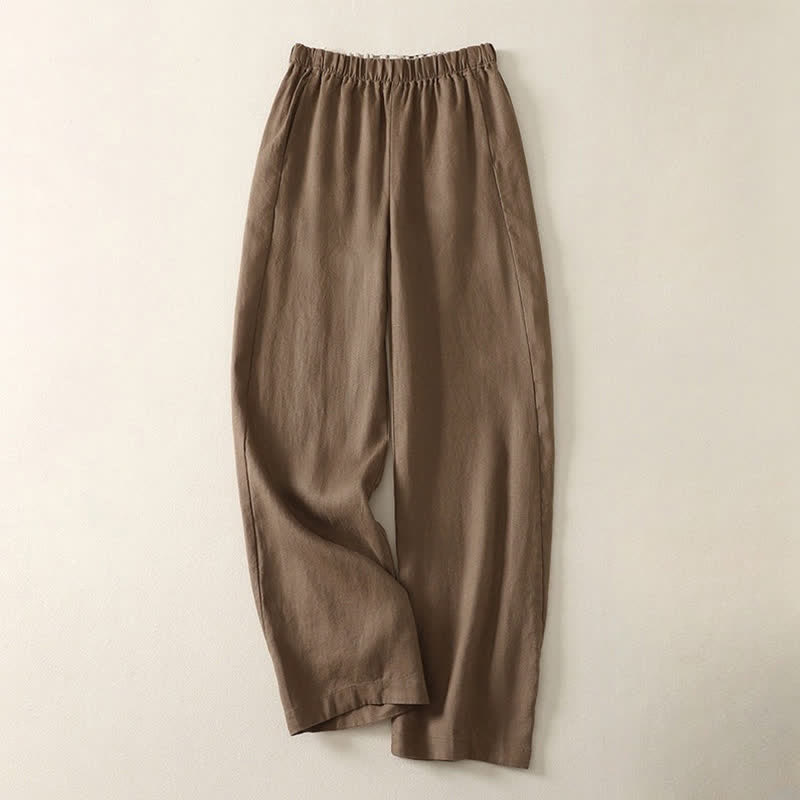 Buddha Stones Daily Plain Simple Design Women's Pants With Pockets - Peru - US8-10,UK/AU12-14,EU40-42 (2XL) - image 7