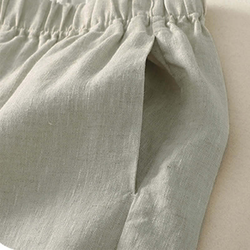 Buddha Stones Daily Plain Simple Design Women's Pants With Pockets - image 3