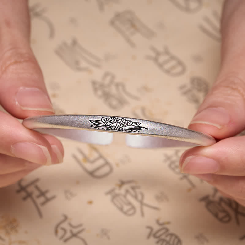 FREE Today: New Beginning and Healing Copper Lotus Cuff Bracelet - image 3