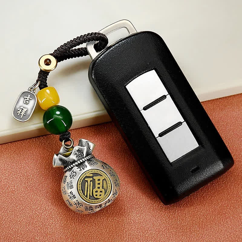 FREE Today: Blessing and Luck Copper Fu Character Fortune Bag Keychains - image 2