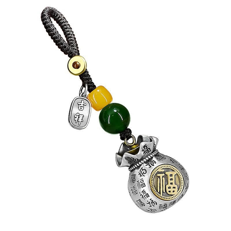 FREE Today: Blessing and Luck Copper Fu Character Fortune Bag Keychains - image 4