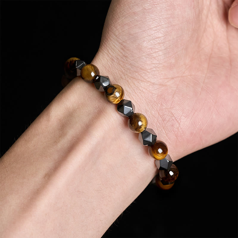 FREE Today: Strength and Support Tiger Eye Hematite Faceted Bracelet - image 14