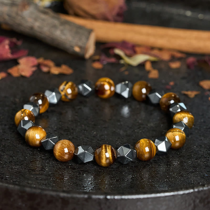 FREE Today: Strength and Support Tiger Eye Hematite Faceted Bracelet - image 10
