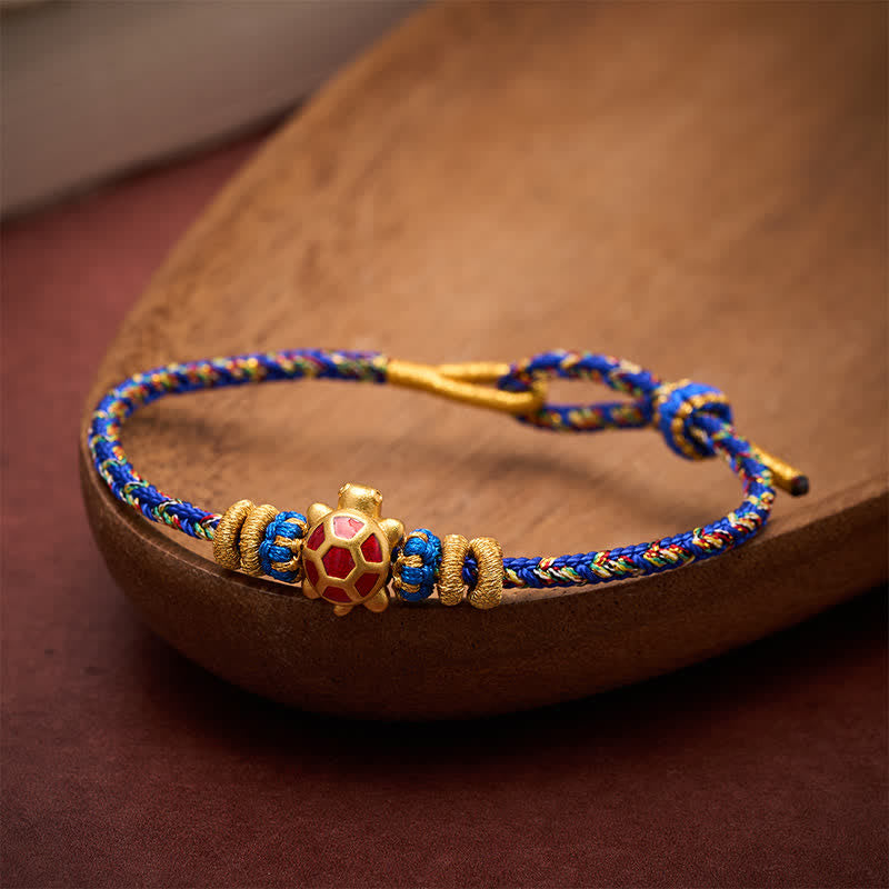 FREE Today: Protection and Self Care Five Color Hand Woven String Longevity Turtle Adjustable Bracelet - image 11