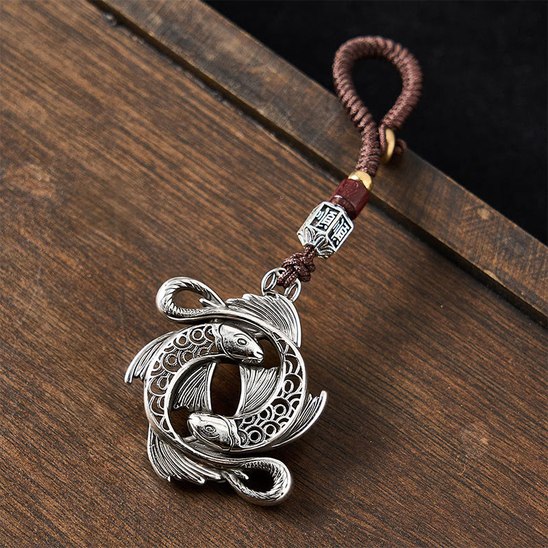 FREE Today: Determination and Prosperity Copper Vintage Double Koi Fish Charm Keychains - image 2