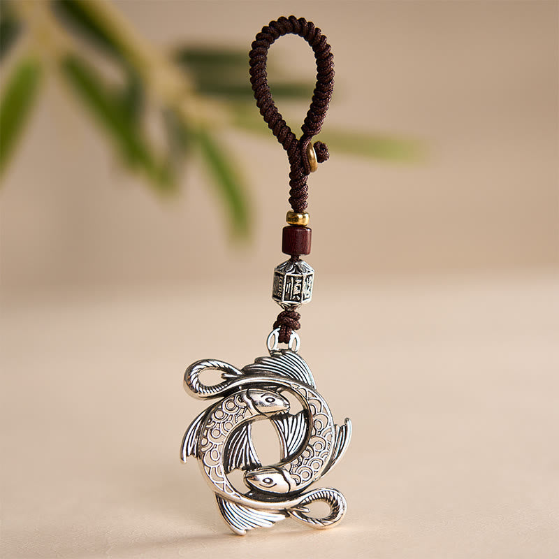 FREE Today: Determination and Prosperity Copper Vintage Double Koi Fish Charm Keychains - image 3