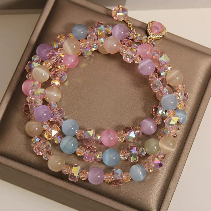FREE Today: Support and Love Multicolor Cat's Eye Gourd Beads Bracelet - image 8