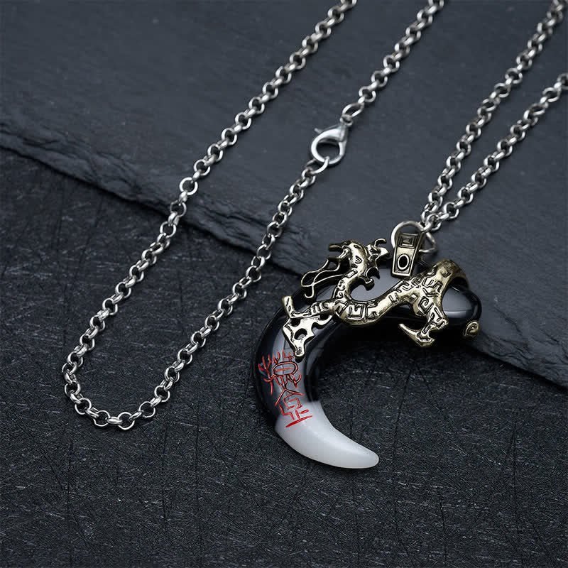 FREE Today: Strength and Protection Dragon Crescent Pendant Necklace - image 10
