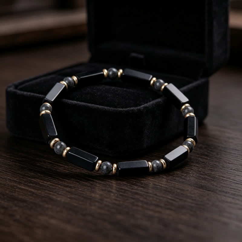 FREE Today: Protection and Support Black Onyx Copper Accent Bead Bracelet - image 8