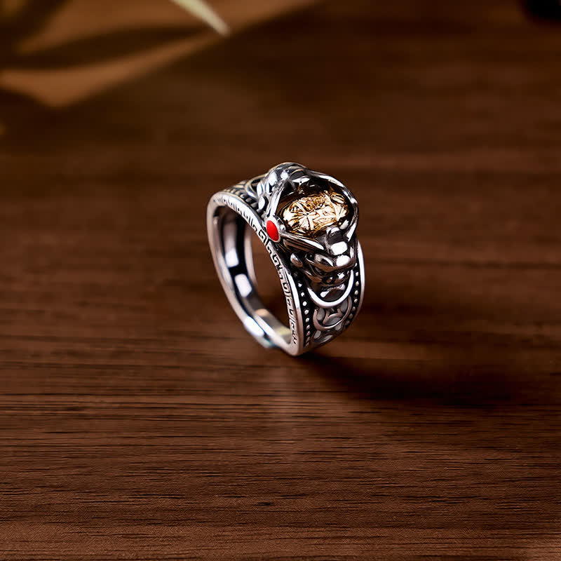 FREE Today: Wealth and Luck Copper Pi Xiu Chinese Coin Spinner Adjustable Ring - image 8