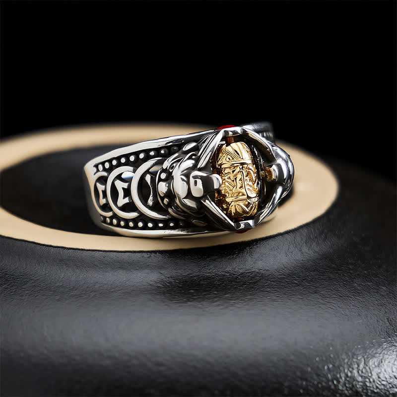 FREE Today: Wealth and Luck Copper Pi Xiu Chinese Coin Spinner Adjustable Ring - image 2