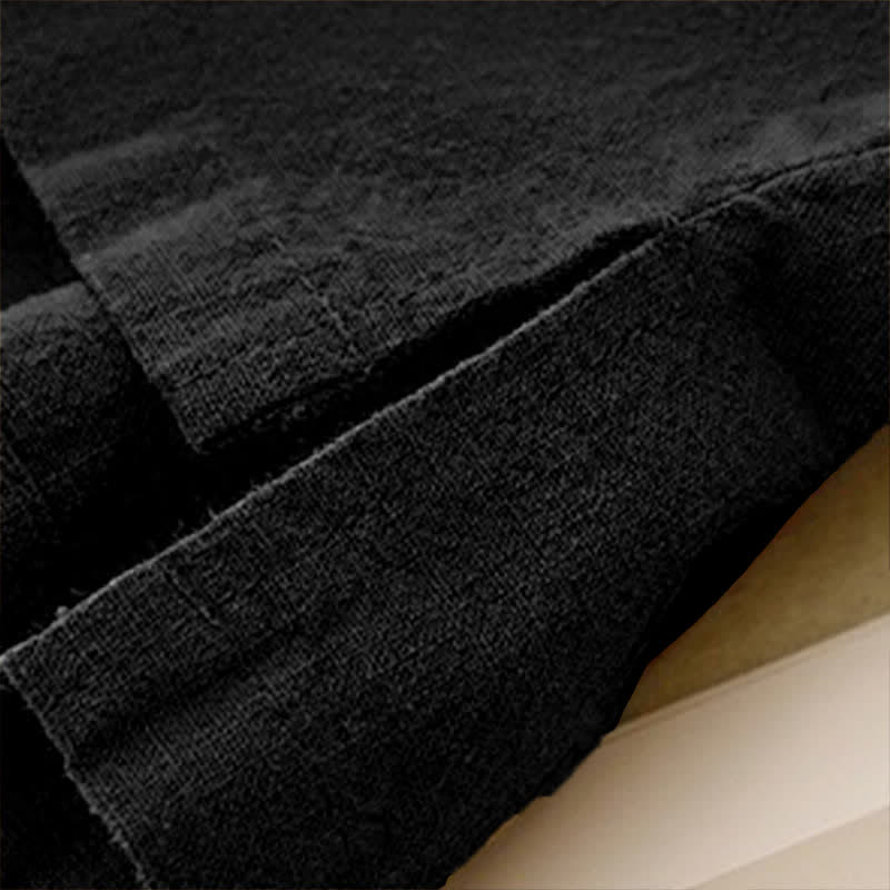 Buddha Stones Casual Plain Women's Crew Neck Design Loose Half Sleeve T-shirt - image 19