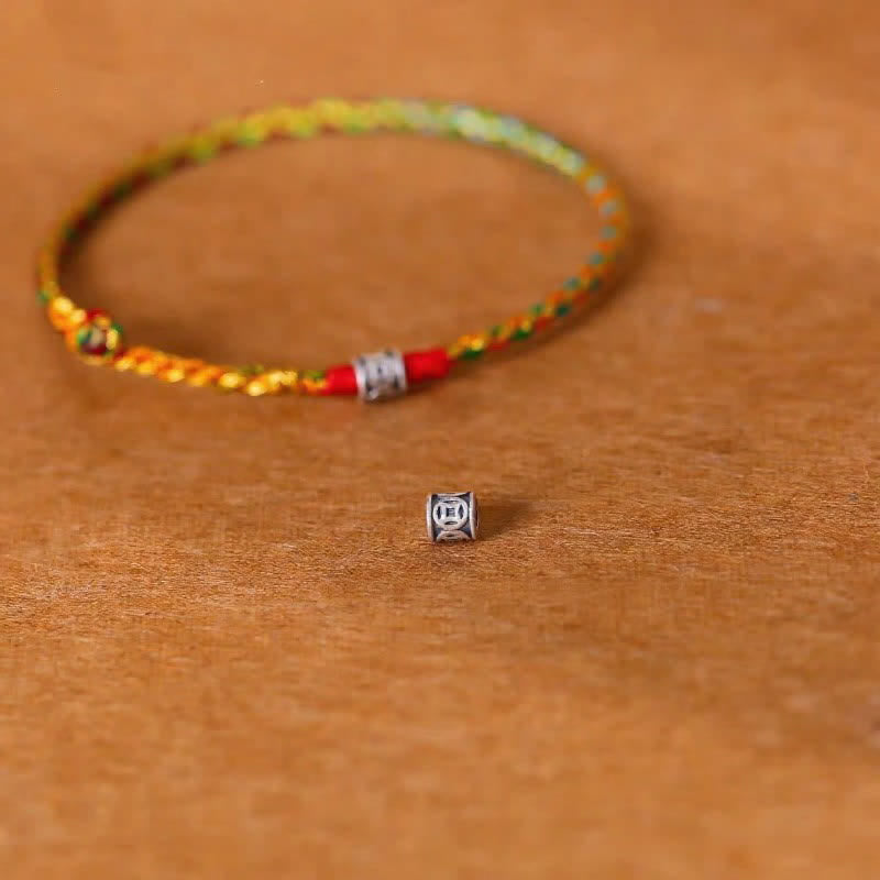 FREE Today: Blessing and Protection 925 Sterling Silver Hand-Woven Multicolor Red String Bracelet - image 4
