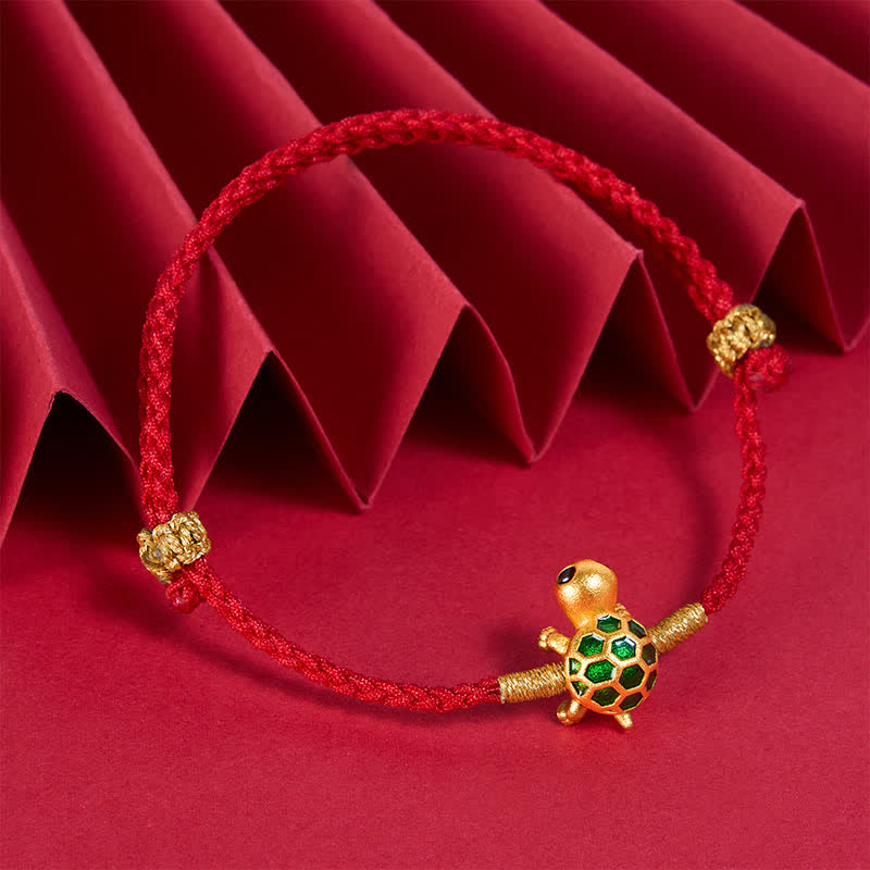FREE Today: Lucky and Protection Turtle Charm Red String Braided Bracelet - image 2