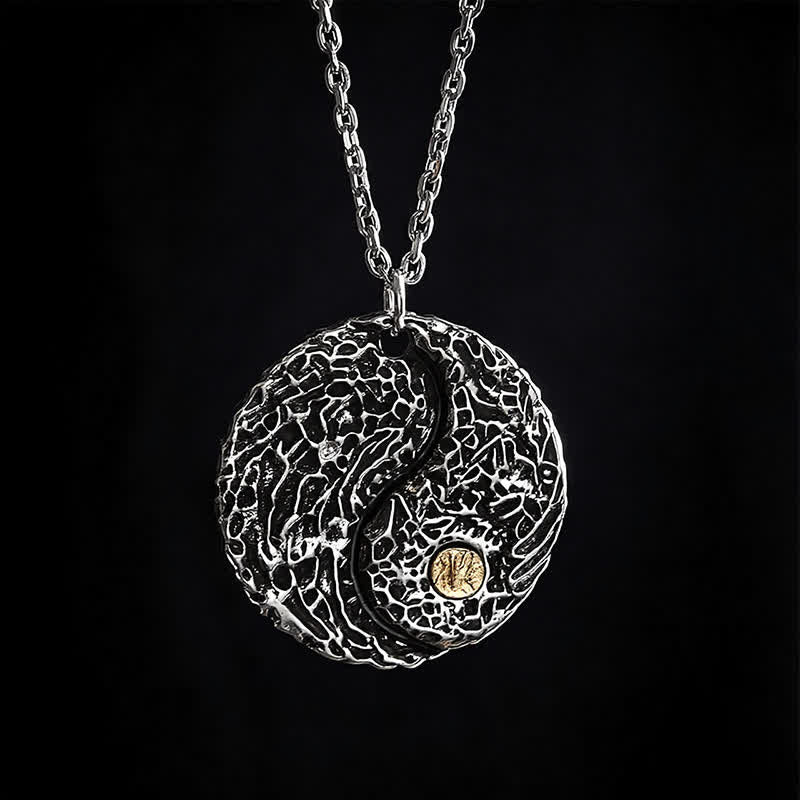 FREE Today: Healing and Balance Copper Yin Yang Round Engraved Pendant Necklace - image 4