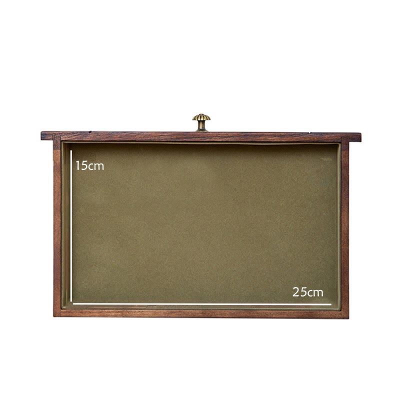 Buddha Stones Retro Solid Wood Jewelry Box Four-Layer Wooden Jewelry Storage Box Jewelry Box BS 10