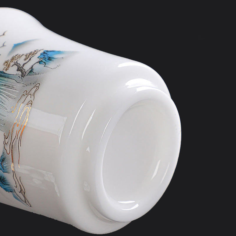 Buddha Stones Mountains Rivers Tree Ceramic Teacup Kung Fu Tea Cup 120ml Cup BS 8