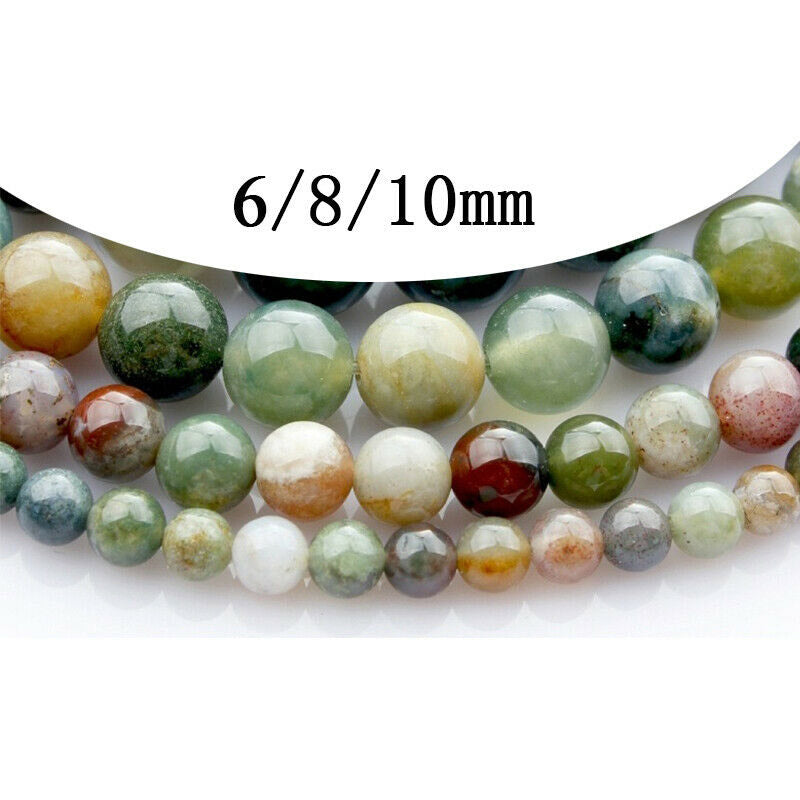 Buddha Stones India Agate Beads Luck Yoga Bracelet Bracelet BS 5