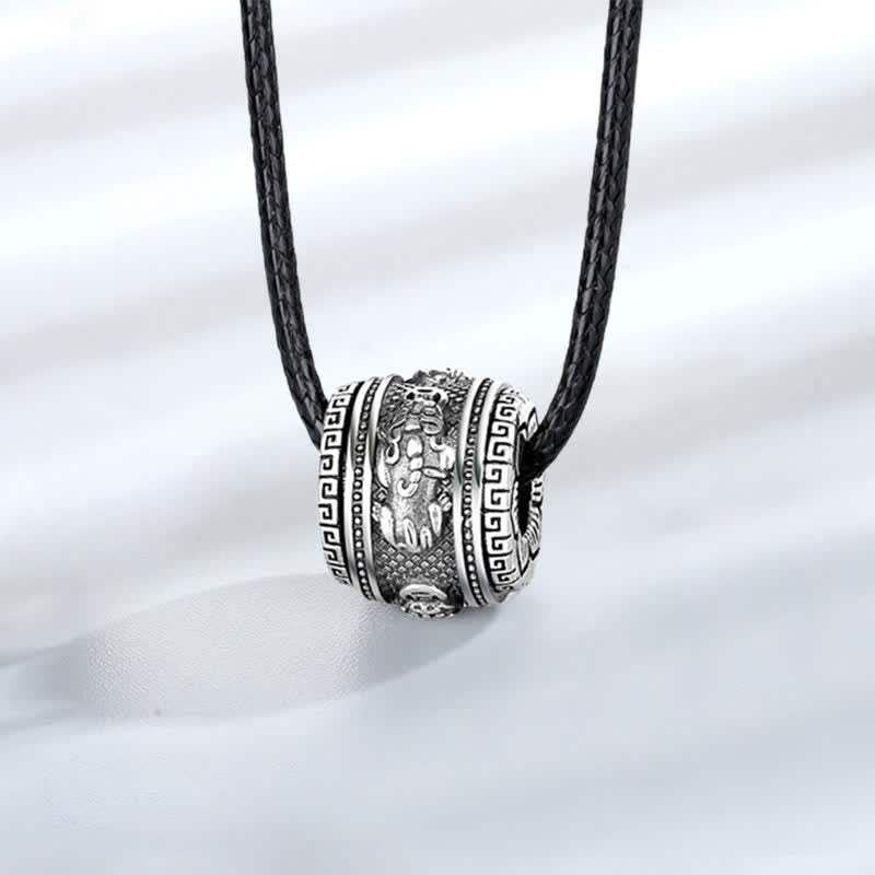 Buddha Stones PiXiu Luck Wealth Rotatable Necklace Pendant Necklaces & Pendants BS Pendant&String