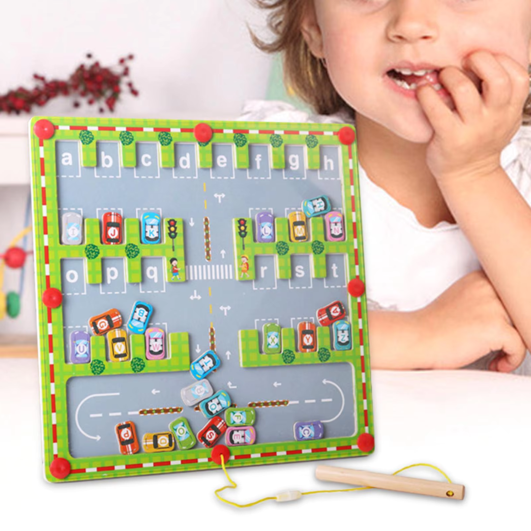 AlfaKids – Leren & Ontdekken – Magnetisch Alfabet Speelbord