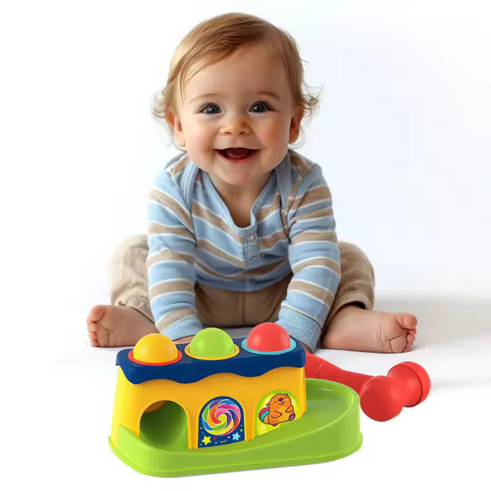 Fidtoy Hammering Pounding Toy for Toddlers 12+ Months