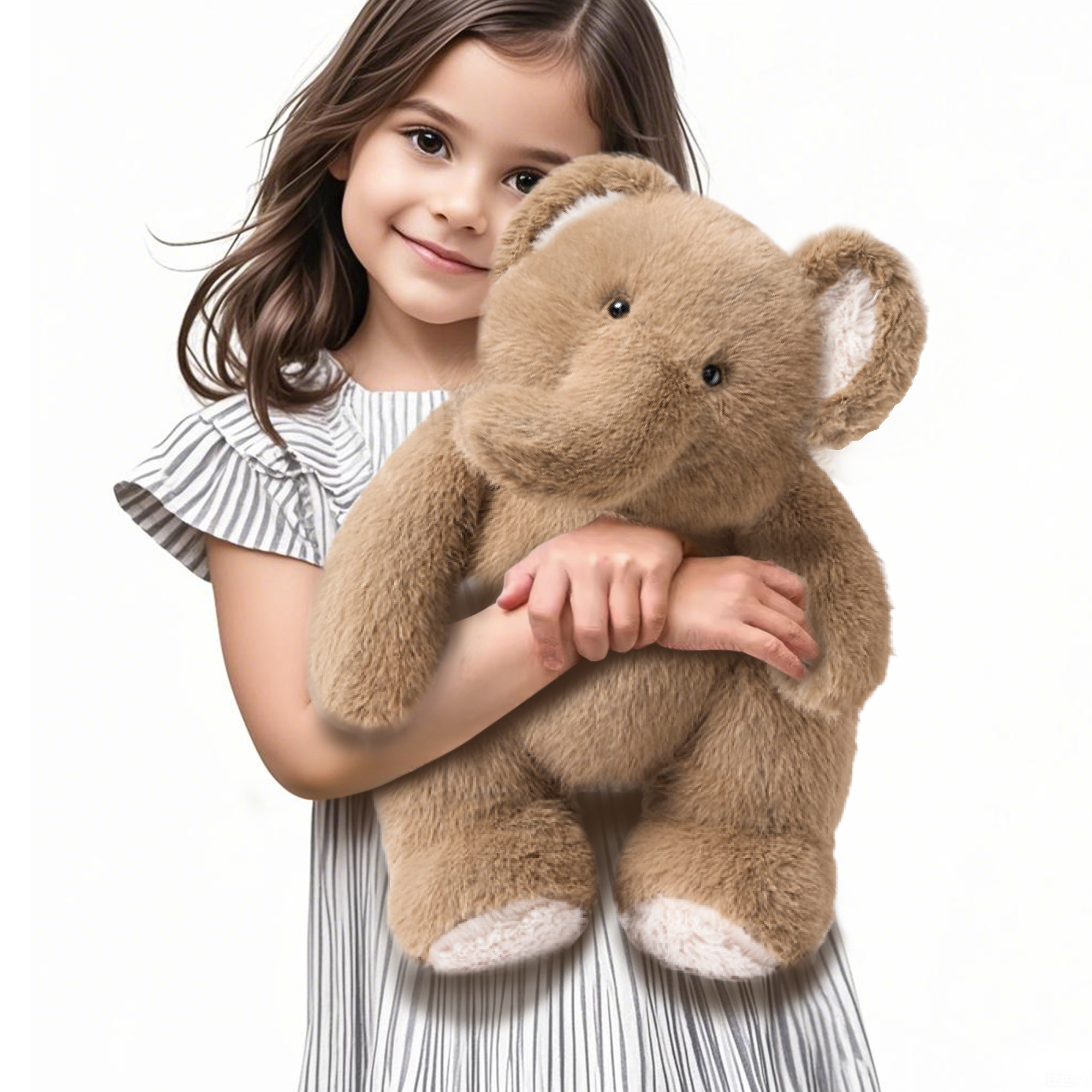 Fidtoy Plush Elephant Stuffed Animal Toy for Kids