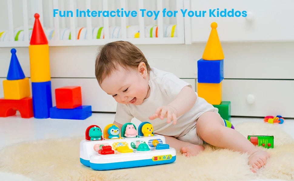 Baby Button Toy™ - Ploppend plezier - Babyspeelgoed
