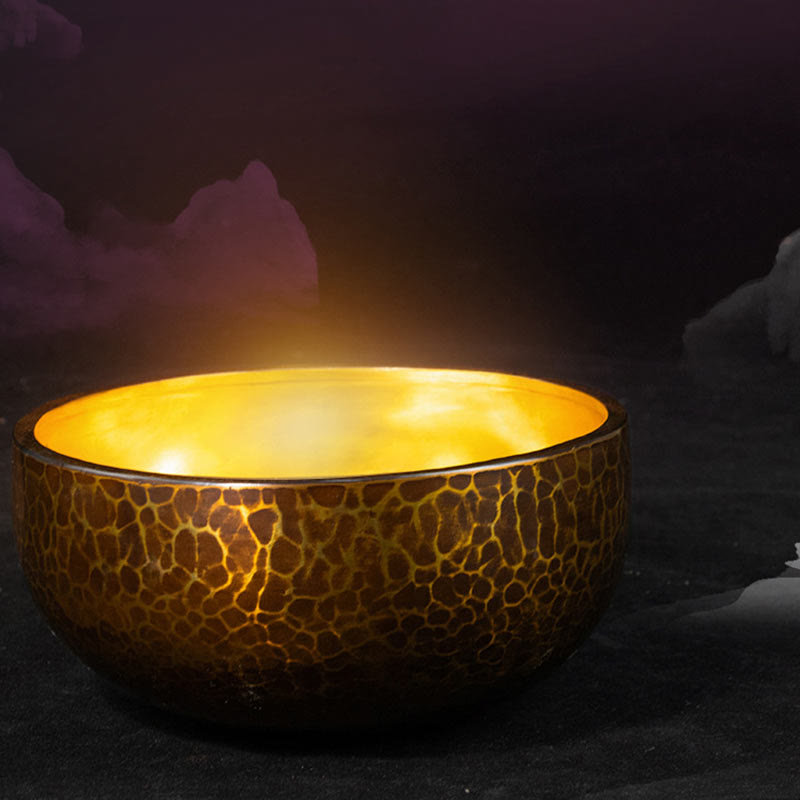 Buddha Stones Tibetan Meditation Sound Bowl Handcrafted Healing Yoga Mindfulness Singing Bowl Set Singing Bowl buddhastoneshop 12