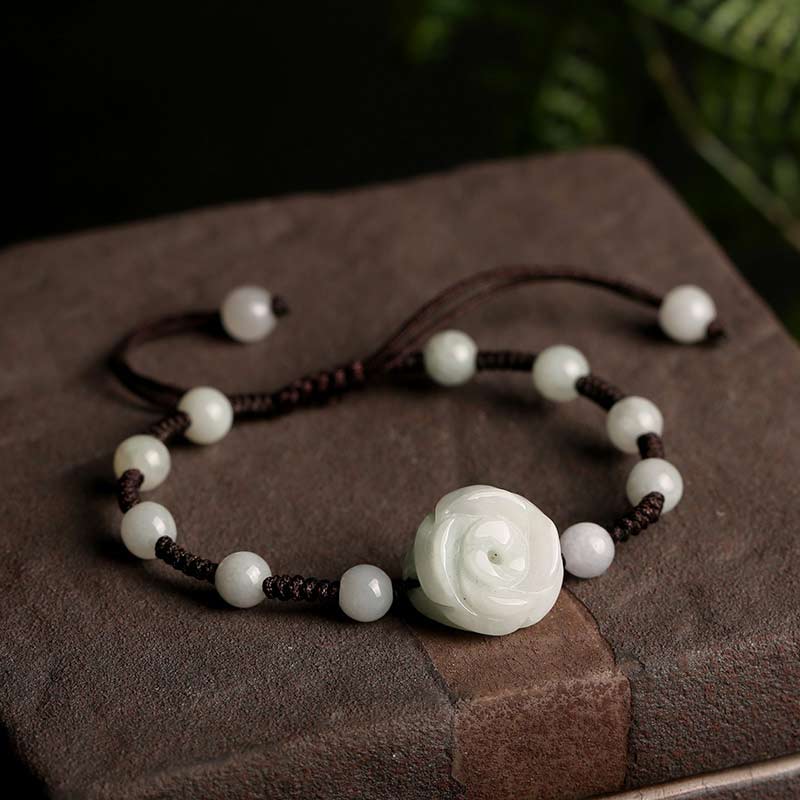 Bracelet porte-bonheur Pixiu en jade naturel Foviel