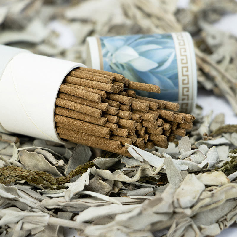 Buddha Stones White Sage Incense Purify Healing Meditation California Sage Incense Sticks Incense BS 1
