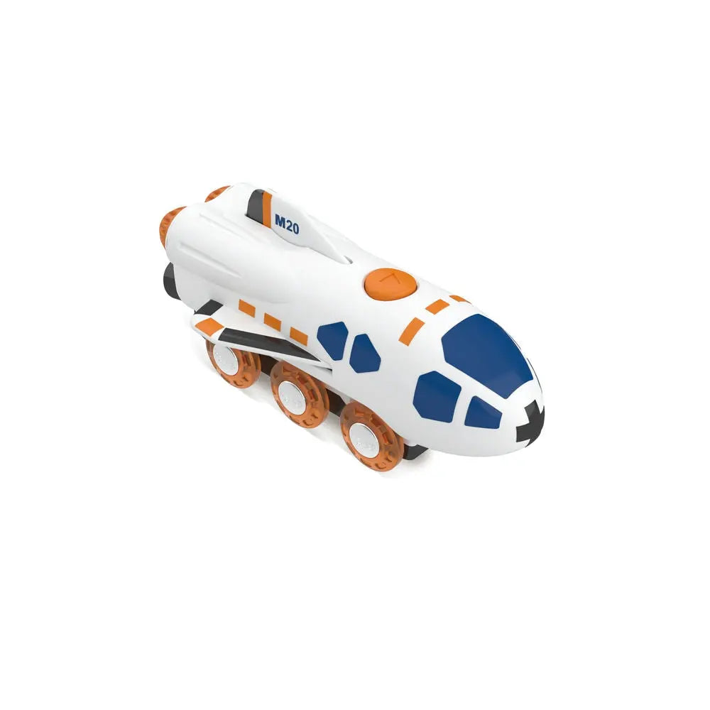 Fidtoy 2-in-1 Space Shuttle Train - Transforming Toy with Lights and Sounds