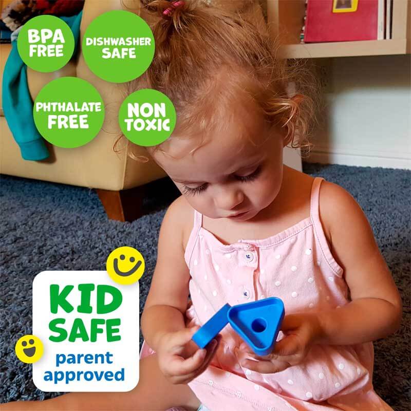 Fidtoy Jumbo Nuts and Bolts STEM Toy for Toddlers | Montessori Fine Motor Skills & Educational Learning Set